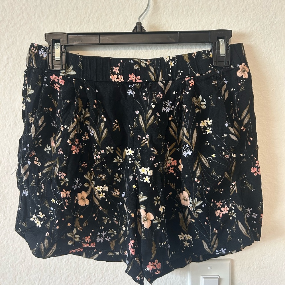 Joe Fresh High Waist Black Shorts